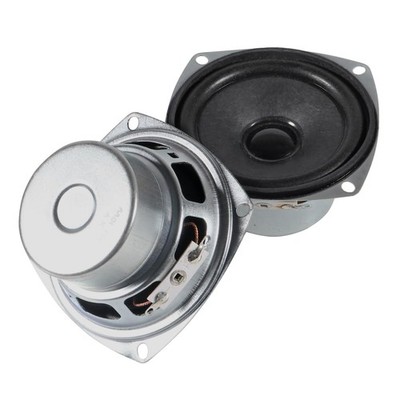DWEII 2PCS 10W Mini 3'' HiFi Full Range Speaker 8 Ohm Anti-Magnetic Audio 