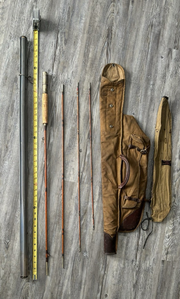 Vintage Winchester 6045 Bamboo Fly Rod with Vintage Travel Case | eBay