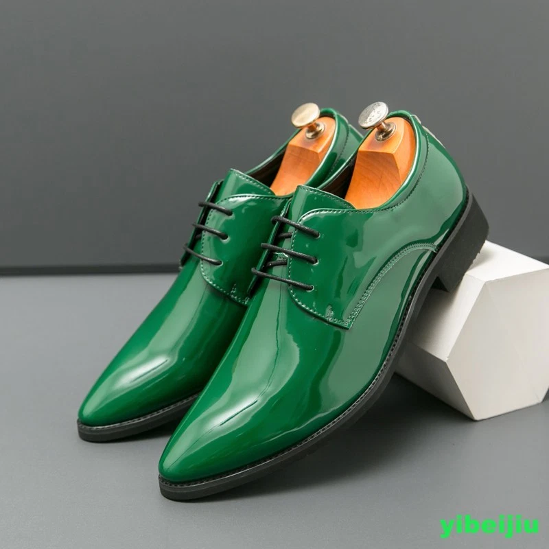 neon green mens dress shoes Belvedere Men's Genuine Alligator Leather Emerald Derby Shoes Antonio 12