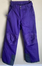 Arctix Insulated Snow Pants w/Reinforced Knees  Seat Purple Youth/kids Sz Med