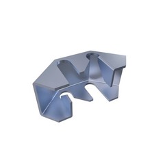 NavePoint 1/6" Electro Zinc Plated Wire Mesh Cable Tray Bend Fastlock - 4 pack