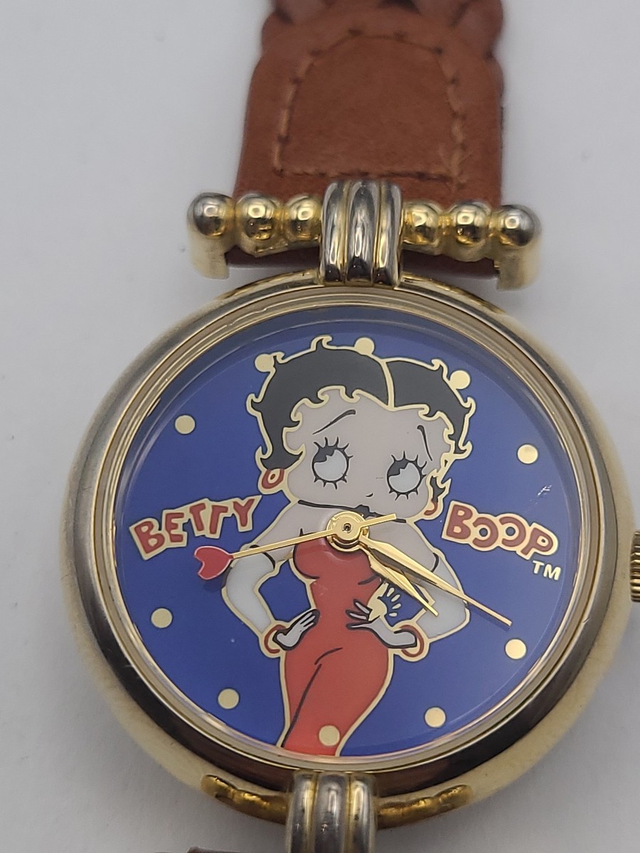 Vintage Betty Boop Watch Fantasma 1995 New Battery Working  display picture 3