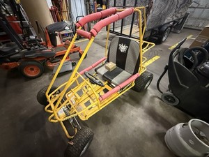 Predator Gas Off-Road Go-Kart Complete Cart w/ Roll Cage, Seat & Steering