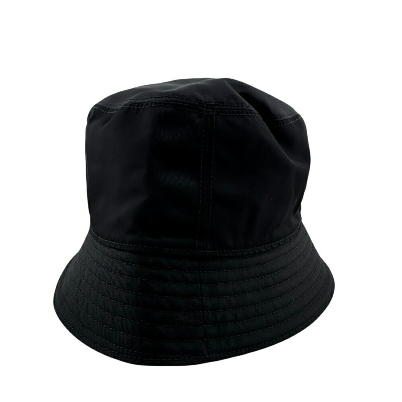 PRADA 2HC137 RE-NYLON Triangle Bucket Hat, Black, Men's GZl1f7vq thumbnail 5