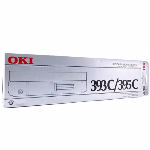 OKI 9002312 ML 393 395 NASTRO A COLORI ORIGINALE PER STAMPANTE A MATRICE PUNTI