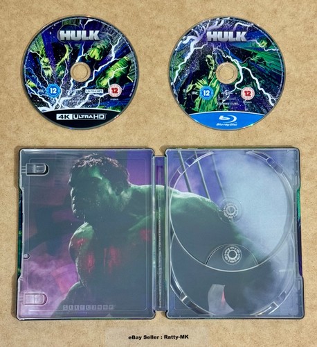 HULK & THE INCREDIBLE HULK - UK EXCLUSIVE 4K + BLU RAY STEELBOOK SET (READ) - Picture 9 of 21