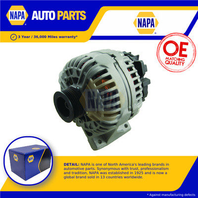 Alternator fits VOLVO XC90 Mk1 2.5 02 to 04 B5254T2 NAPA 36050267 86027130 New