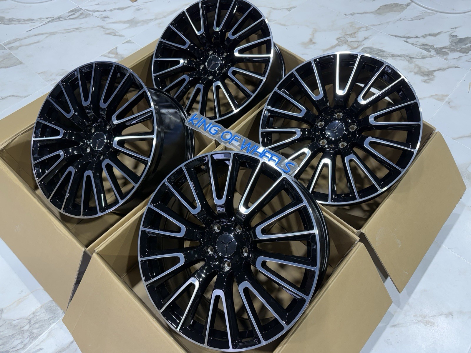 22"x10 BRABUS AMG Rims Wheels FITS Mercedes Benz G63 G550 G Wagon 5x130 G500
