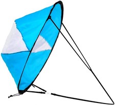 Pop up Kajak Wind Segel, Faltbares Downwind Segel, Tragbare Kanus Downwind Se...