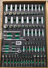 SK Professional Tools 105pc 1/4 & 3/8 Drive Metric/SAE Set