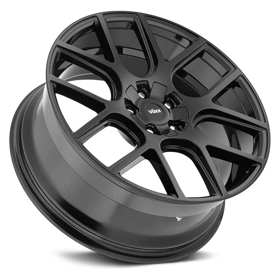 Voxx LAGO Wheels 20x8.5 (20, 5x120.65, 74.1) Black Rims Set of 4 Foto 2 de 3