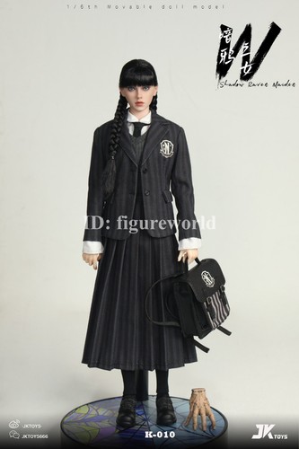 Pre-order JKTOYS K-010 1/6 Shadow Raven Maiden Addams Female Action Figure Model - Picture 7 of 15