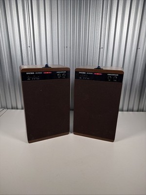 Vintage Pair Koss JCK/5000 Walnut Veneer Bookshelf Speakers Super Rare USA Made