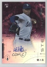 2014 Bowman Sterling Rookie Magenta Refractor 76/99 Roenis Elias Auto f1f