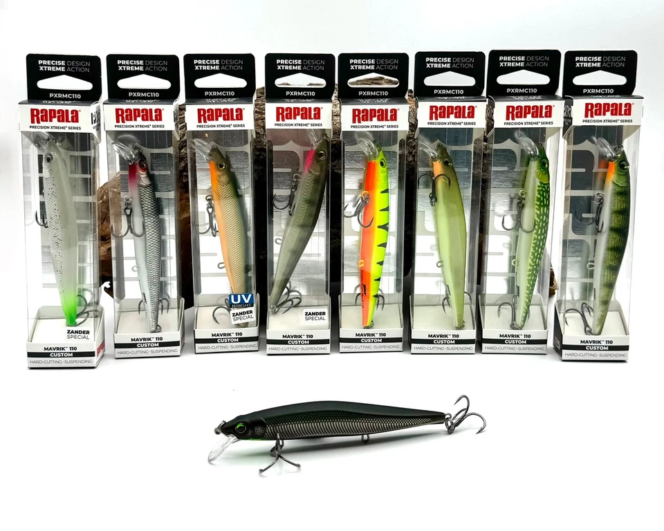 Rapala Precision Extreme Mavrik Custom Twitchbait Wobbler 11cm 14g 10 Farben - Bild 1 von 1
