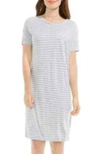 NWT $89 Two by Vince Camuto Striped Tee Shirt Dress Women's XL