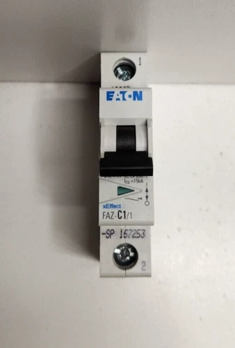 NEW NO BOX! EATON 1A 277V 1-POLE CIRCUIT BREAKER FAZ-C1/1-SP