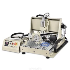 6040 4 Axis Metal Engraving Machine, 1.5KW Drilling Milling Machine CNC Router