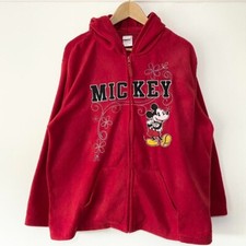 Mickey Zip Up Hoodie Size L/XL