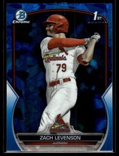 Zach Levenson 2023 Bowman Draft Chrome 1st Sapphire Edition Card #BDC-149