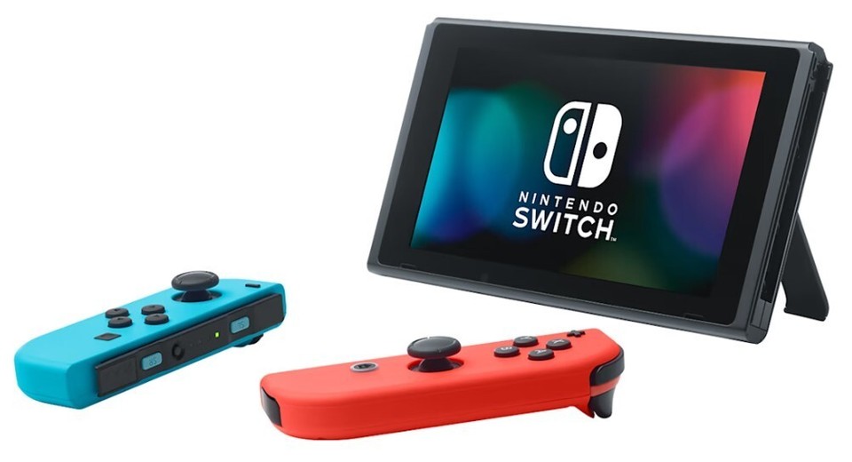 Nintendo Switch OLED Model 64GB Handheld Console Neon Red/Neon Blue