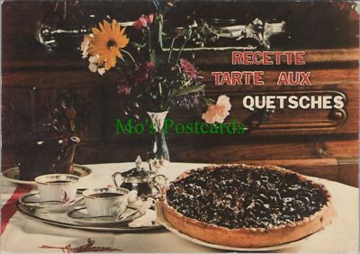Essen & Trinken Postkarte - Rezept - Recette De La Tarte Au Fromage - Frankreich RR13735