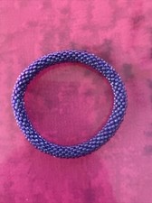 1 SET - Bracelet- Made in NEPAL - 100 Handmade seed beaded Bangle Gift