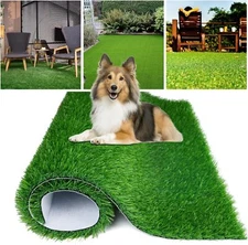 Artificial Grass Mat Synthetic Landscape Fake Lawn Pet Dog Turf Garden