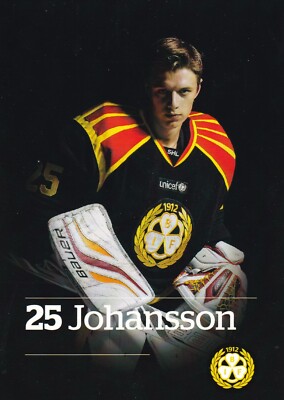 2014-15 Brynas IF Hockey Swedish 28 Postcard Set Oskar Lindblom Jonas Johansson