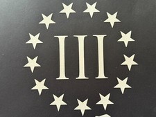 Circle Of 13 Percent Stars 1776 Patriotic America Vinyl Sticker Decal Circle Of 13 Percent Stars 1776 Patriotic America Vinyl Sticker Decal