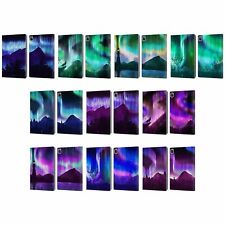 HEAD CASE DESIGNS NORTHERN LIGHTS LEATHER BOOK CASE FOR APPLE iPAD