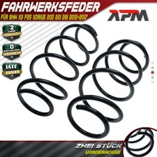 2x Federn Fahrwerksfeder Vorderachse für BMW X3 F25 xDrive 20d 20i 28i bj 10-17