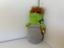 Vintage 1997 Sesame Street Beans Oscar the Grouch Plush Bean Bag Toy - W/ Tag