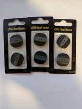 Dill Buttons (1246) Lot Of 3. Made In Germany