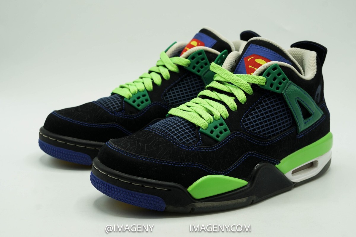 AIR JORDAN IV 4 RETRO USED SIZE 7.5 DOERNBECHER BLACK OLD ROYAL