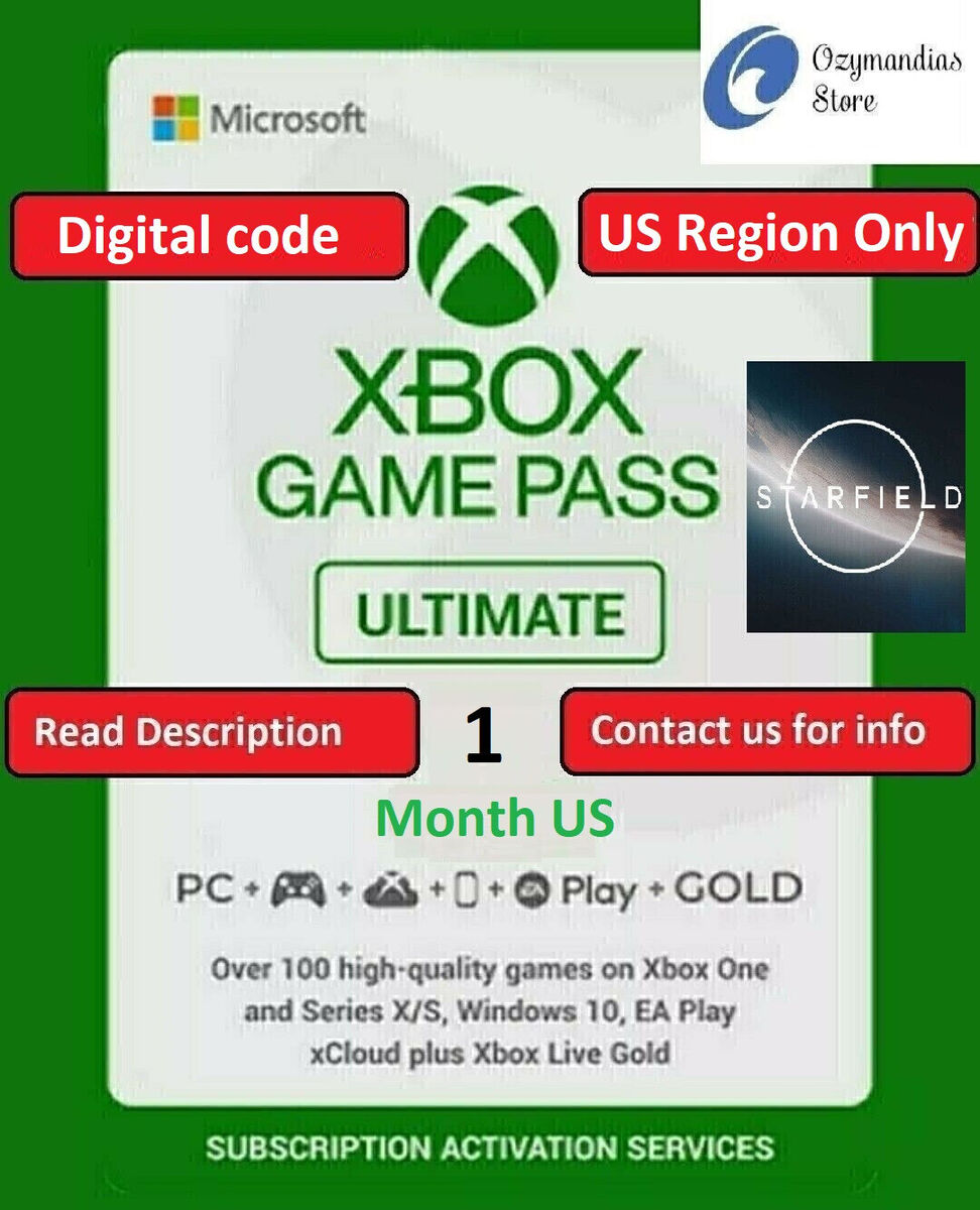 Buy Xbox Game Pass Ultimate 1 Month Non-Stackable Microsoft Store