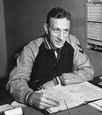 Johnny Wooden UCLA basketball coach 1949 Historic Old Photo