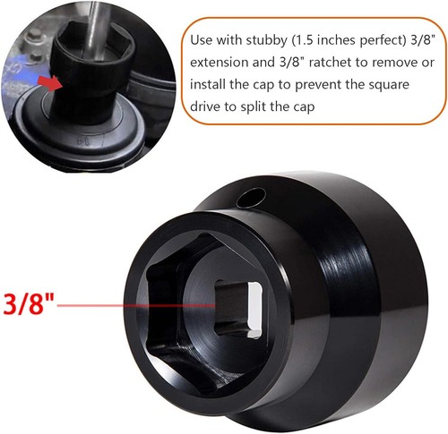 Oil Filter Socket 24mm / 36mm For 6.0L / 6.4L Ford Powerstroke Diesel 03-10 - Picture 3 of 7