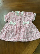 Vtg Kids More 12 Mo 100 Cotton Pink White Top Shorts Set
