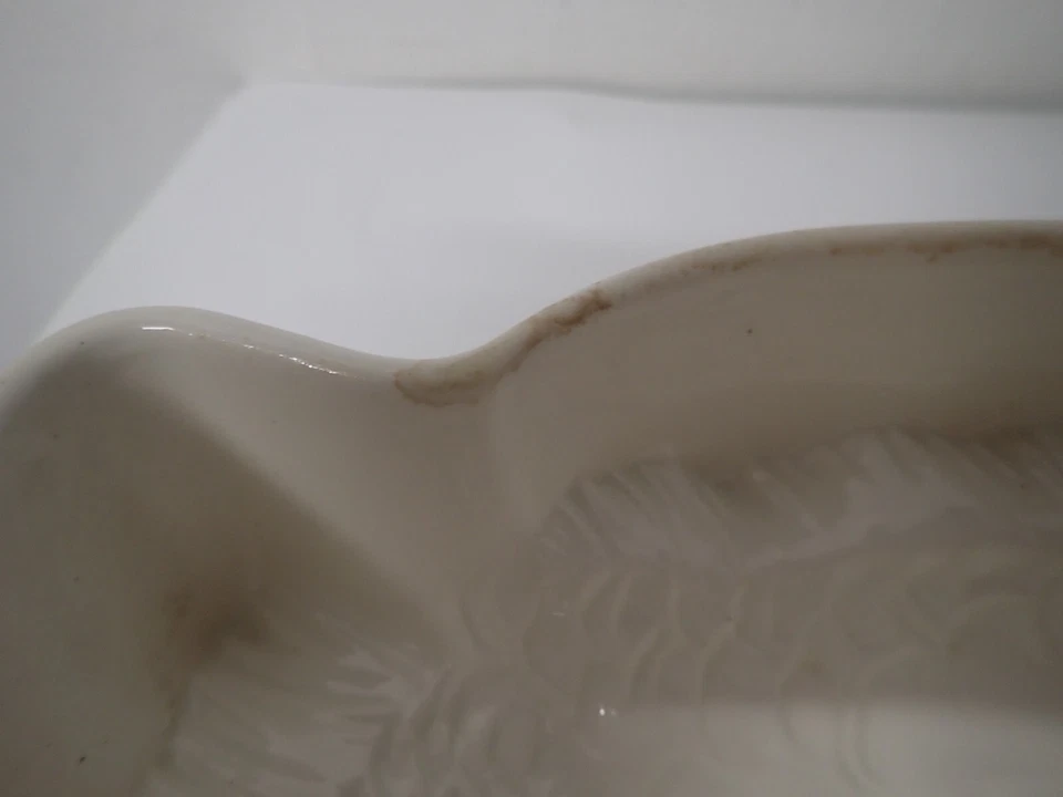 Antike Backform Kuchenform Puddingform Fisch Keramik von Max Rößler um 1920 - Bild 4 von 4