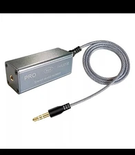 3.5mm Noise Filter Pro Hum Eliminator Ground Loop Isolator (No Affect Bass) Alum