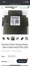 Daimler Short Range Radar - P/N: A 000 446 03 92 / 002