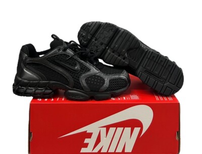 Nike Air Zoom Spiridon Cage 2 Triple Black HM8497-010 Mens Size 8.5 No Lid