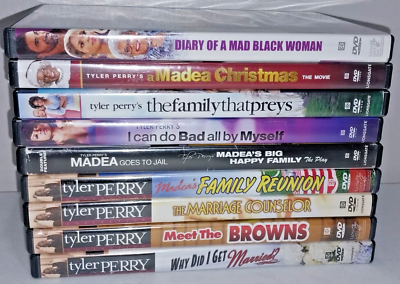 10 DVD Lot Tyler Perry, Plays & Madea Movies Comedy Drama DVD