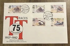 TT Races 75th Anniversary 1907-1982 First Day Cover