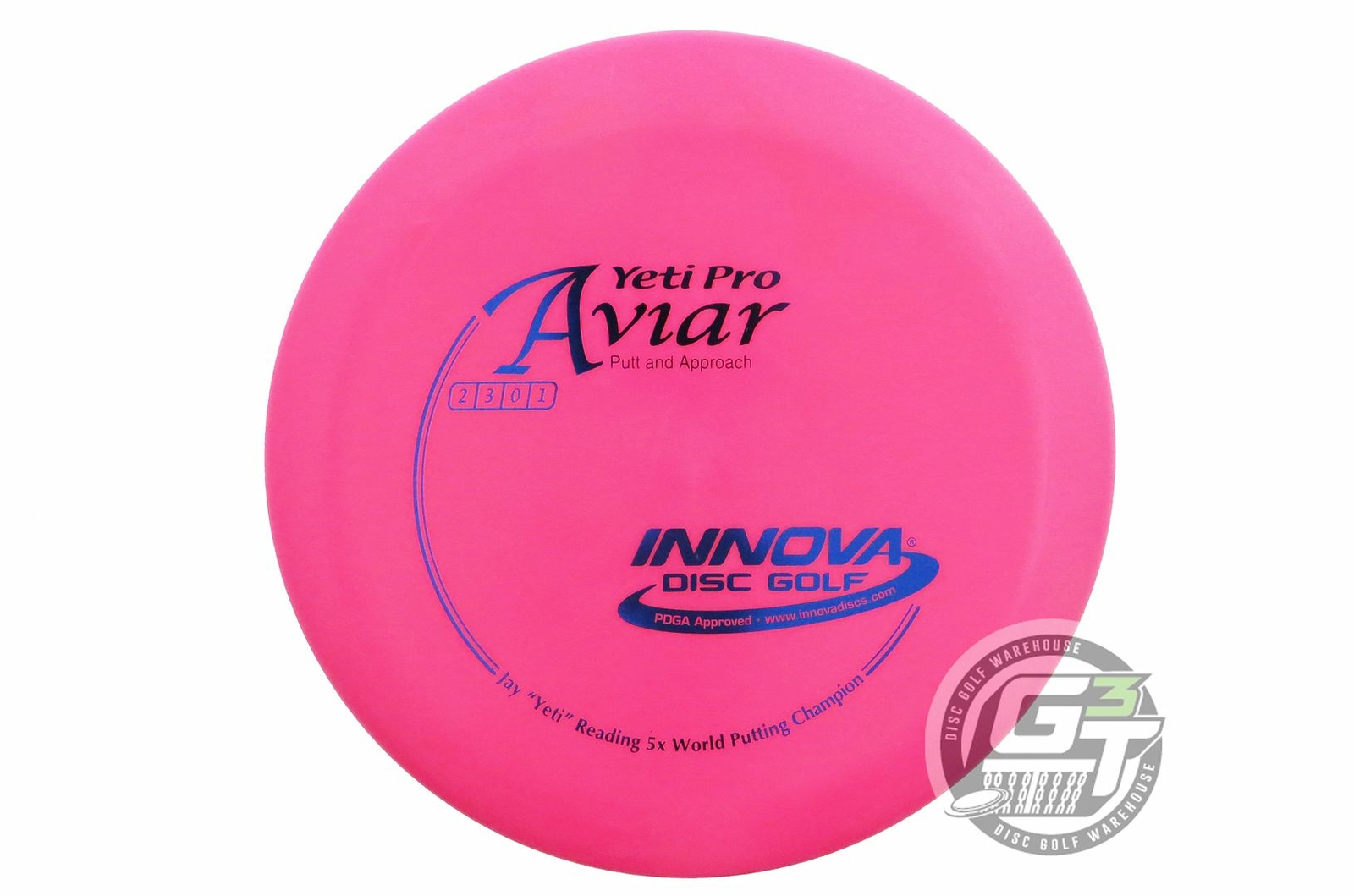 Yeti Innova NEW Innova Yeti Pro Aviar 165g Pink Blue Foil Putter Golf Disc | eBay