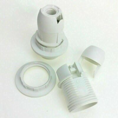 2x E14 Small Edison Screw Ceramic Light Bulb Lampholder With Bracket - SES