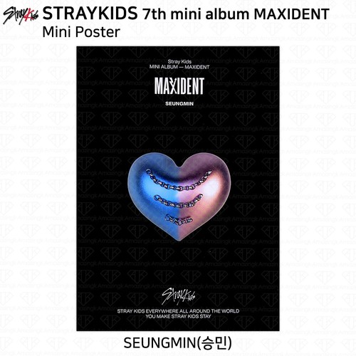 Stray Kids 7th Mini Album Maxident Official Mini Poster KPOP K-POP - Bild 20 von 28