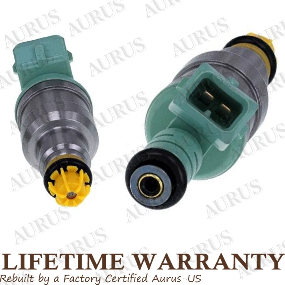 Inyectores de combustible Bosch 6x OEM para 91-99 BMW 323i 323is 325i 325is 525i 525it M3 I6 Foto 3 de 4