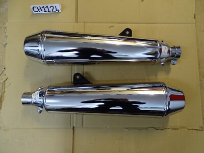 Royal Enfield Interceptor 650 Auspuff Endtopf Schalldämpfer PAAR LH & RH 2020 11/24